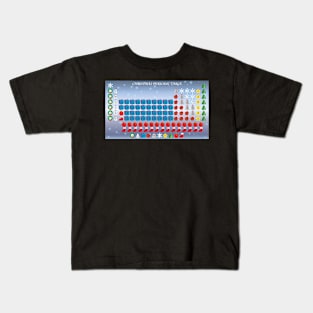 Christmas Periodic Table Kids T-Shirt